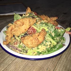 The Kitchen Sink Salad ft. Fried Chicken